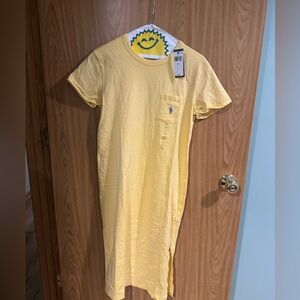 Polo by Ralph Lauren Yellow Maxi Dress